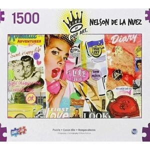 Sure-Lox Sweet Happy Life 1500PC Puzzle by King of Pop Art Nelson De La Nuez